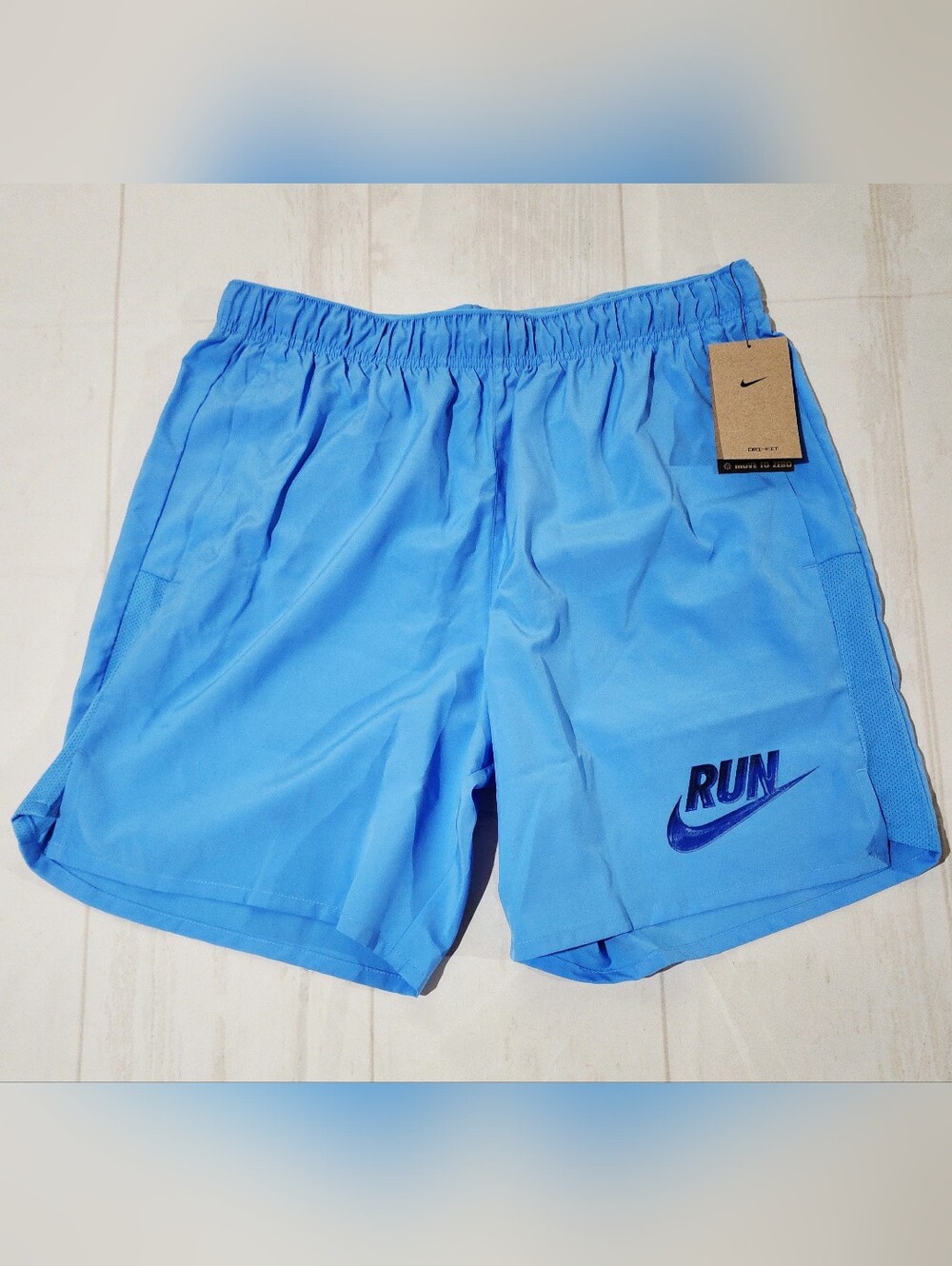 Nike Dri Fit Mens Medium Blue Running Shorts